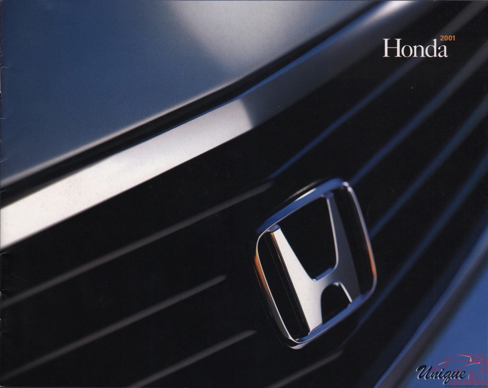 2001 Honda Model Range Brochure